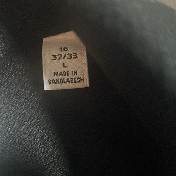 New with tags Calvin Klein black button down shirt large - Picture 5 of 5